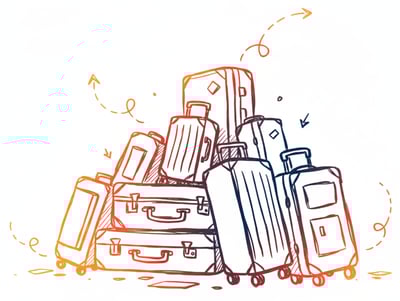 Firefly_Create a very loose line-drawing of group of suitcases with no detail and no solid ar 239190-1 Firefly_Create a very loose line-drawing of group of suitcases with no detail and no solid ar 239190-1